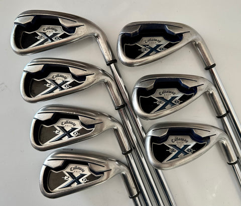 Callaway X20 Iron Set 4-PW X20 Uniflex Shafts Callaway Grips