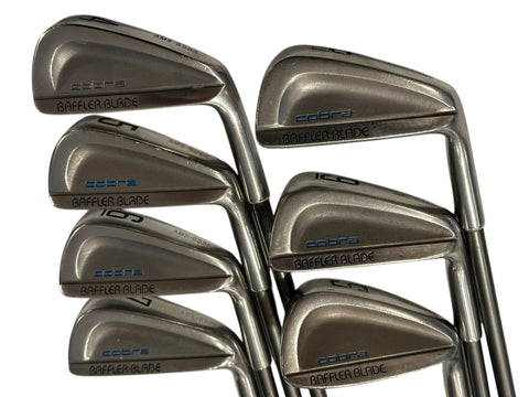 Cobra Baffler Blades 4-9/SW +1/2 Cobra Super Seniors Shafts Swing Rite Grips