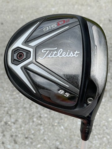 Titleist 915 D2 8.5° Driver Aldila 60 gram3.4b S Flex Shaft Golf Pride Tour Wrap Grip