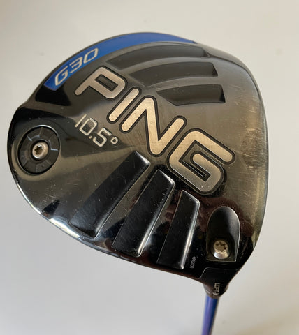 Ping G30 10.5° Driver W/HC TFC419 Stiff Flex Shaft Golf Pride CP2 Wrap Midsize Grip