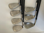 TaylorMade R7 Draw Irons 4-9, AW REAX M(Sr.) Flex Shafts Lamkin Crossline Grips