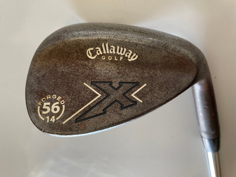 Callaway X Forged 56·14 SW X Forged Stiff Flex Shaft Golf Pride Tour Velvet Grip