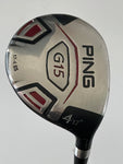 Ping G15 17° 4 Wood Aldila Serrano 75g Stiff Flex Shaft Ping Grip