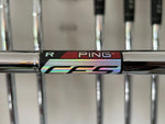 Ping G25 Black Dot Iron Set 4-PW, UW Ping CFS Regular Flex Shafts Ping Grips