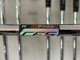 Ping G25 Black Dot Iron Set 4-PW, UW Ping CFS Regular Flex Shafts Ping Grips