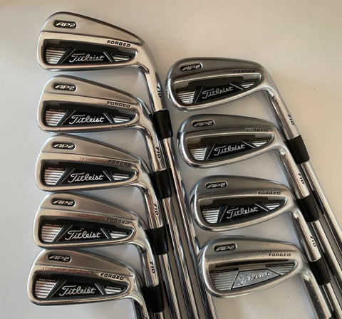 Titleist AP2 710 Forged Iron Set 3-SW +1/2" DG S300 S Flex Shafts Winn Dri Tac Grips