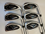 Mizuno JPX 825 Iron Set 5-PW Dynamite Gold S300 Stiff Flex Shafts Mizuno M31 Grips