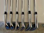 Mizuno JPX 825 Iron Set 5-PW Dynamite Gold S300 Stiff Flex Shafts Mizuno M31 Grips